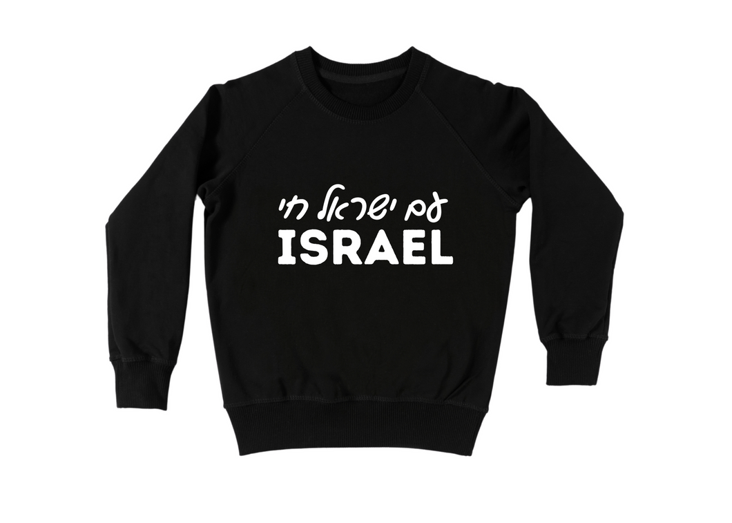 Sweatshirt for Israel Men's Crew Neck