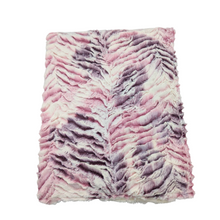 Load image into Gallery viewer, Minky Prism Rose Wine  Blanket
