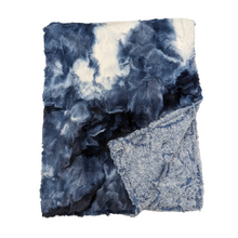 Load image into Gallery viewer, Minky Blanket Marble Blue

