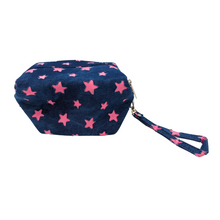 Load image into Gallery viewer, Cosmetic Pouch - Denim Star

