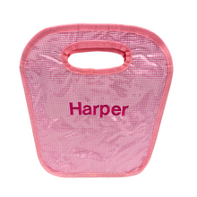 Load image into Gallery viewer, Key Hole Bag - Pink Gingham
