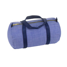 Load image into Gallery viewer, Small Duffle Bag - Navy Chambray
