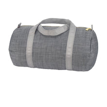 Load image into Gallery viewer, Small Duffle Bag - Grey Chambray
