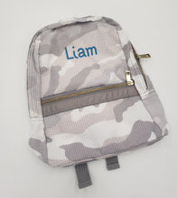Load image into Gallery viewer, Grey Camo Knapsack Small
