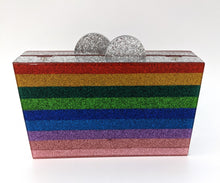Load image into Gallery viewer, Acrylic Rainbow Clutch
