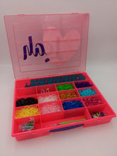 Load image into Gallery viewer, Large Organizer - Pink w/ hearts
