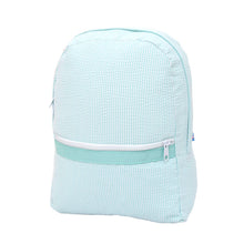 Load image into Gallery viewer, Mint Gingham Knapsack
