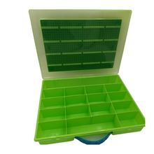 Load image into Gallery viewer, Large Organizer - Green w/ Lego Plate

