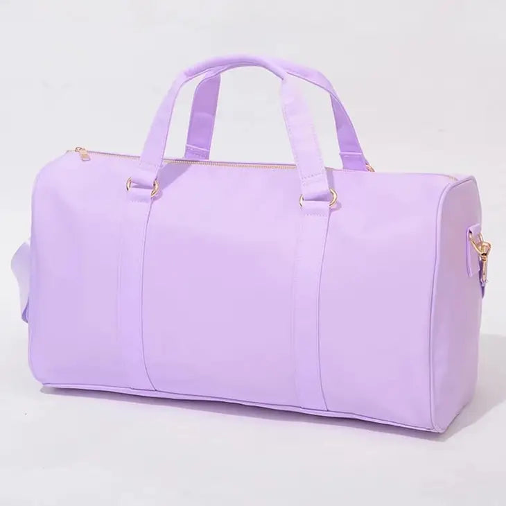 Nylon Duffle Bag - Lavender
