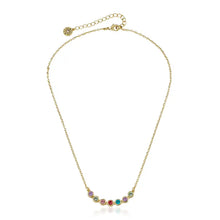 Load image into Gallery viewer, Rainbow Bezel Necklace
