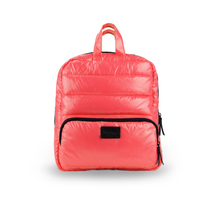 Load image into Gallery viewer, Puffer Mini Knapsack Coral
