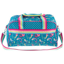 Load image into Gallery viewer, Canvas Duffle Bag - Mermaid
